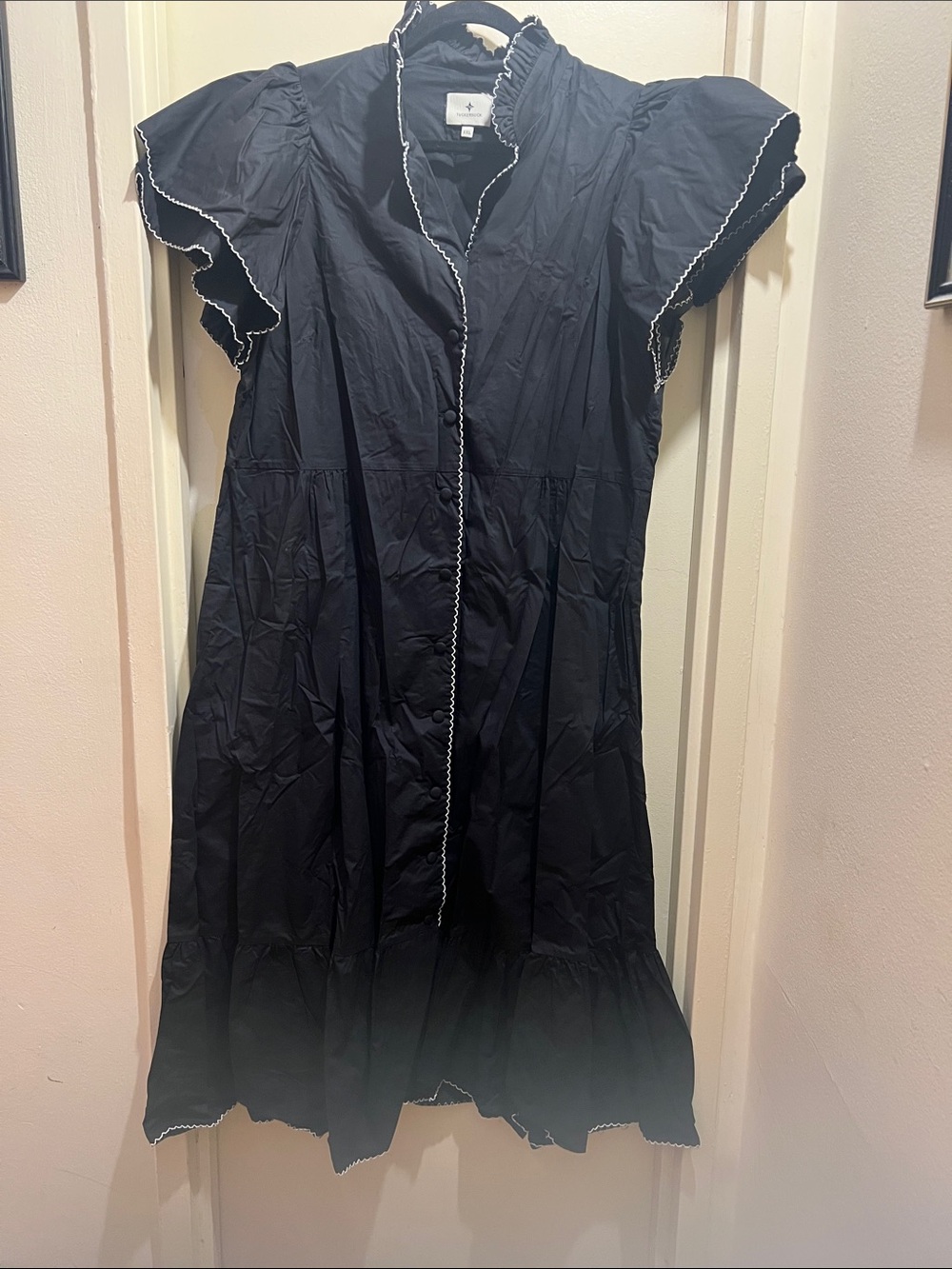 Tuckernuck Alice Midi black dress - Picture 3 of 10